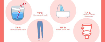 Met deze tips kan je het aantal infecties reduceren: