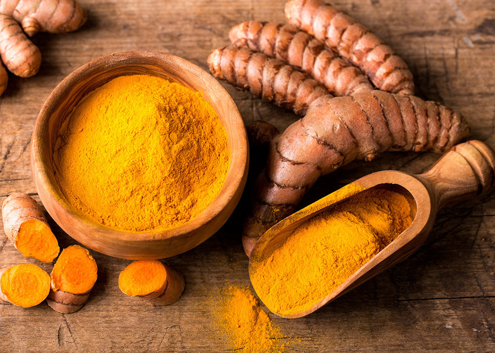 Kurkuma poeder| wortel van de plant curcuma longa