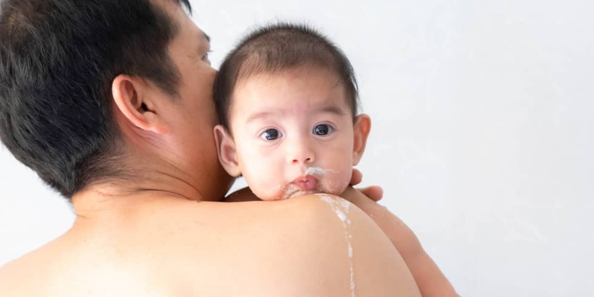 Baby met reflux