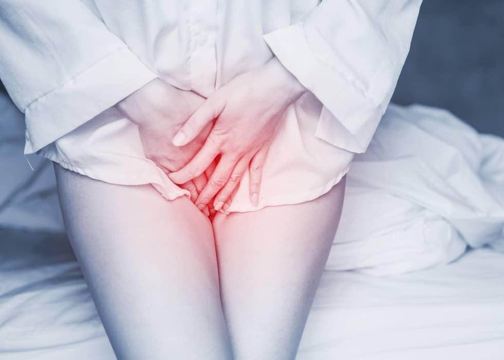 Vrouw heeft last van jeukende, branderige vagina