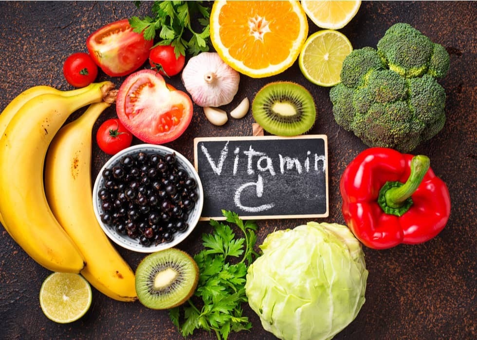 vitamine C in groeten en fruit