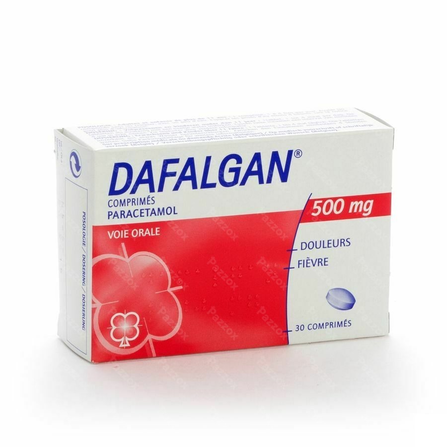 Dafalgan 500mg 30 Comprimés