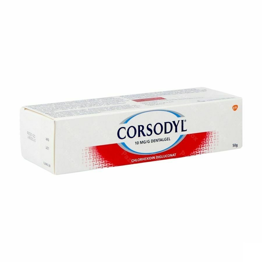Corsodyl 10mg/g Gel Dentaire Tube 50g