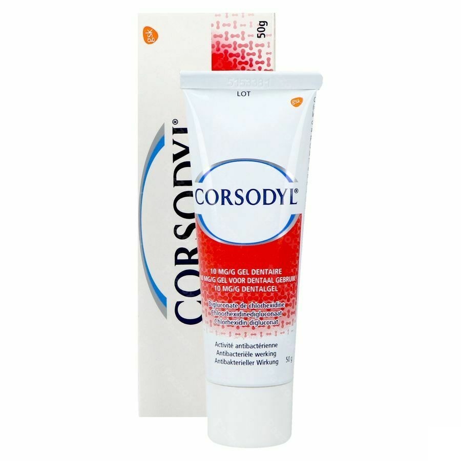 Corsodyl 10mg/g Tandgel Tube 50g