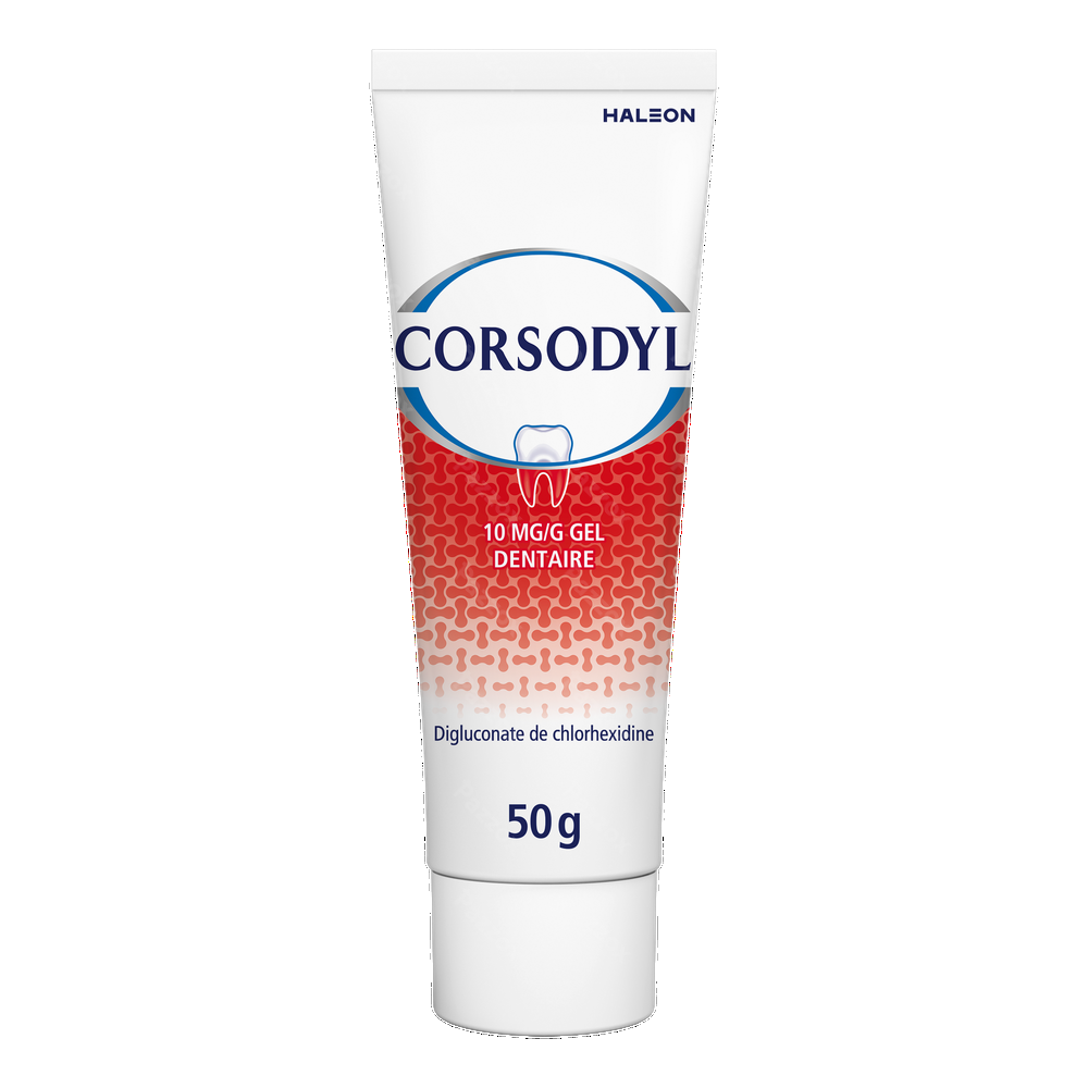 Corsodyl 10mg/g Gel Dentaire Tube 50g