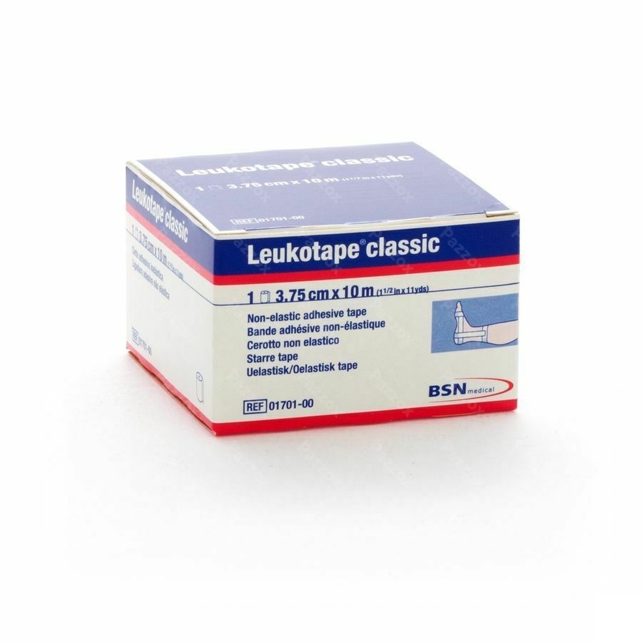 Leukotape Classic Wit 3,75cmx10m 1 0170100
