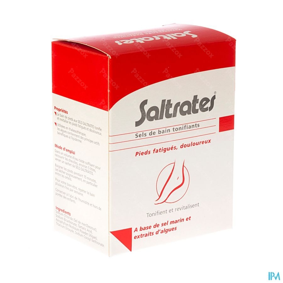 Saltrates Sels Algues Pieds Fatigues Sach 10x20g
