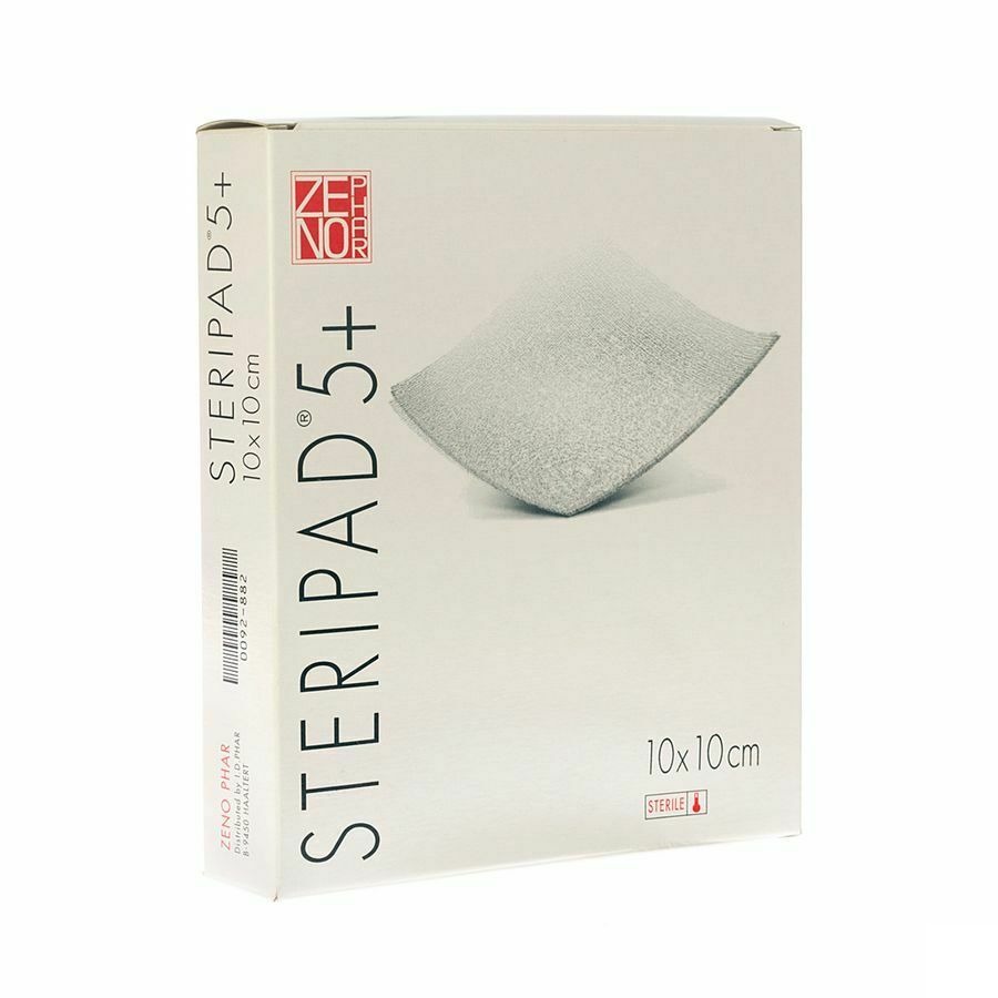 Steripad 5+ 10,0x10,0cm 10 12pl Kp Ster