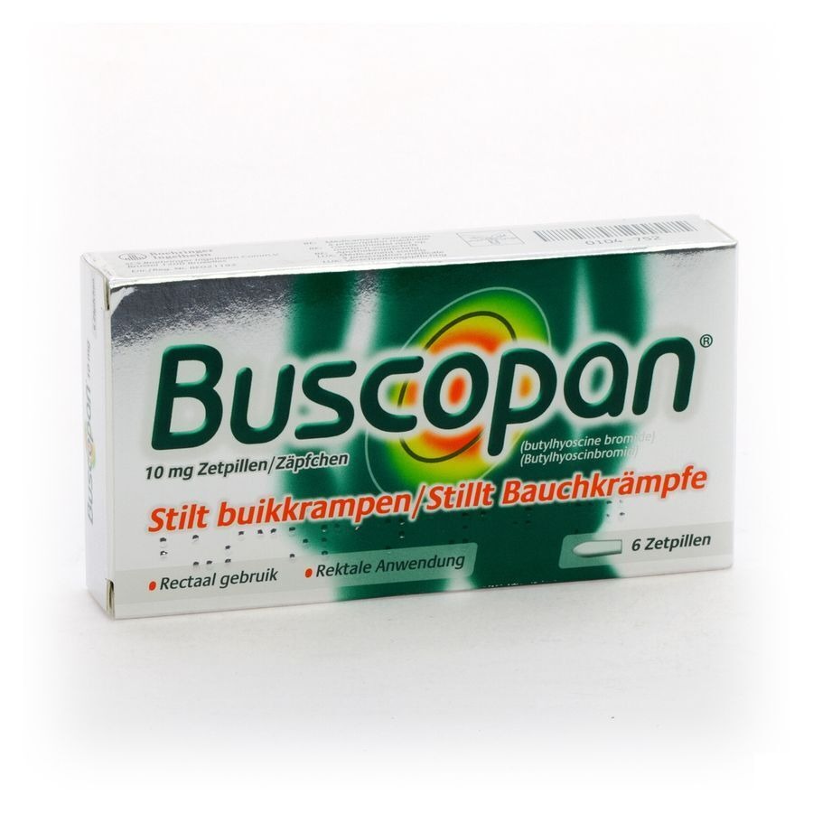 Buscopan Supp 6 X 10mg