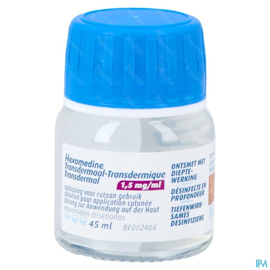 Hexomedine Sol 45ml Transcut