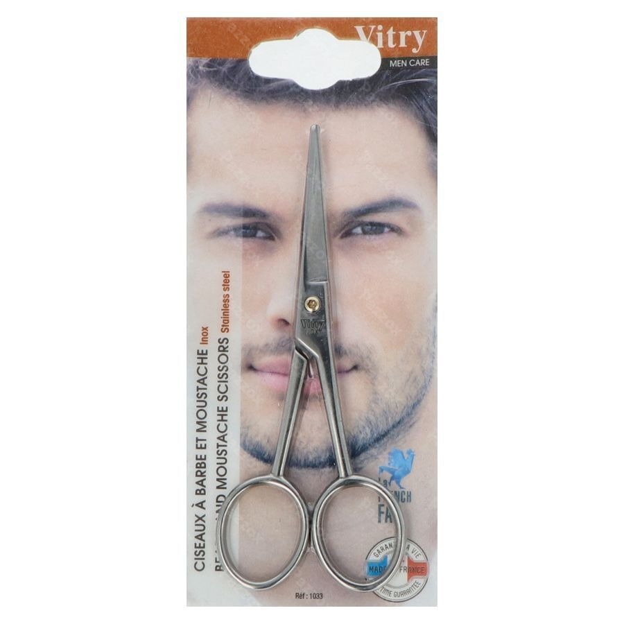 Ciseaux Moustaches Inox Brillants