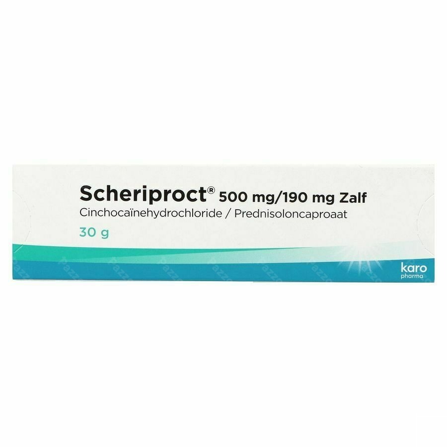 Scheriproct 500mg/190mg Zalf 30g