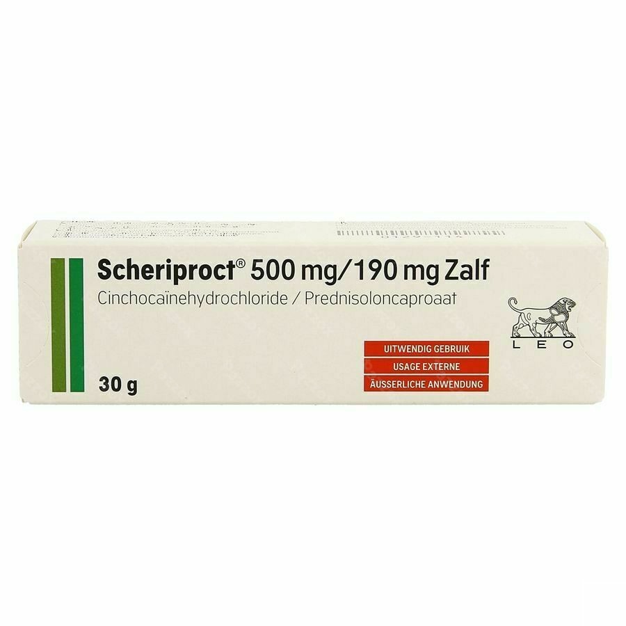 Scheriproct 500mg/190mg Zalf 30g