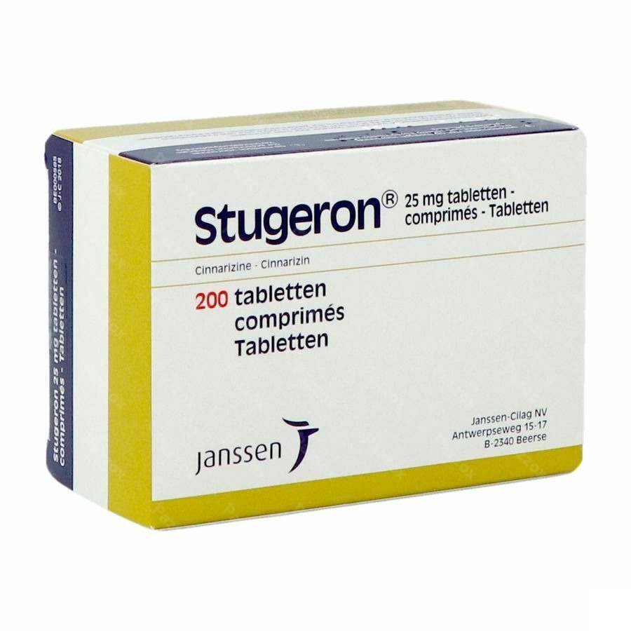 Stugeron 25mg 200 Comprimés