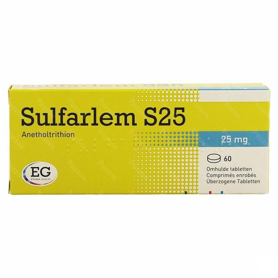 Sulfarlem S 25 60 Tabletten