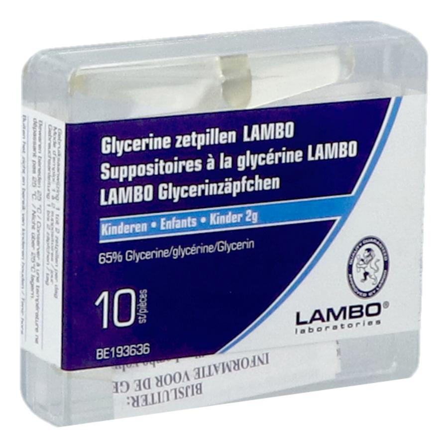 Glycerine Lambo Suppo Conique Enf 10 - Pazzox, pharmacie en ligne