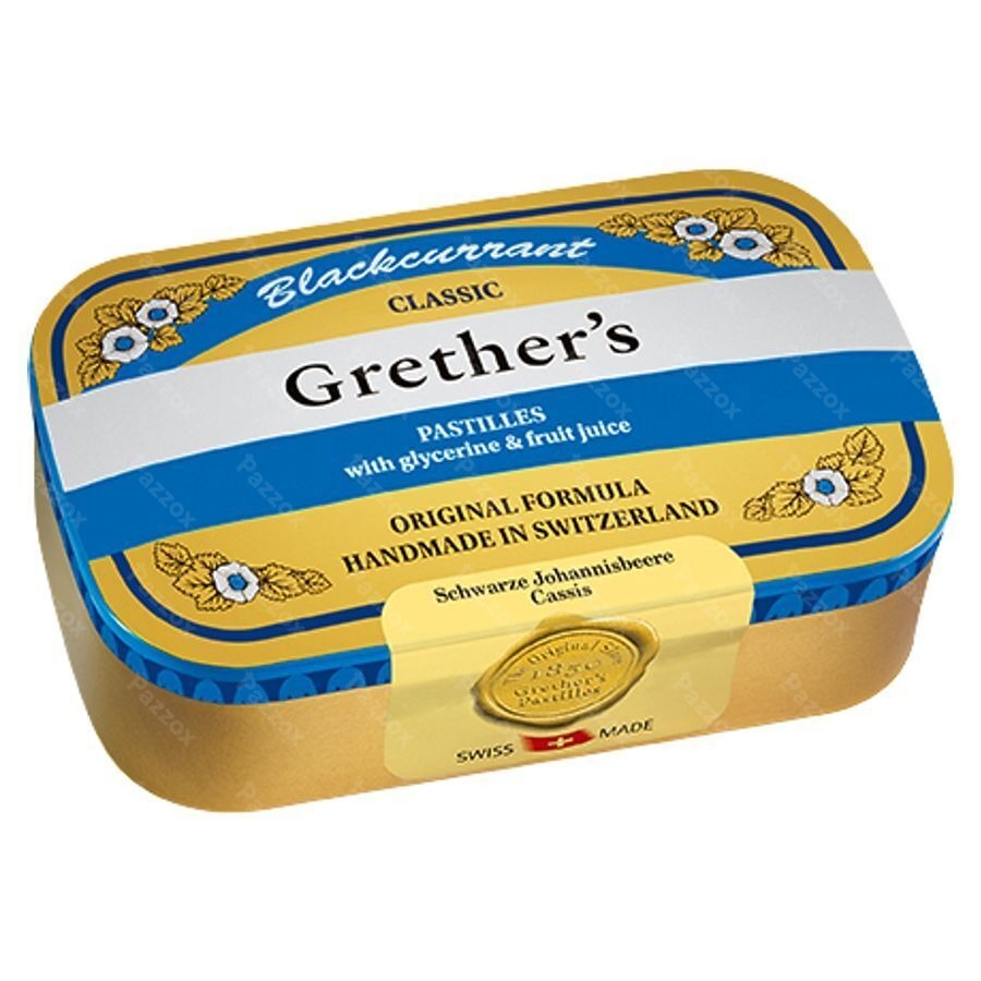 Blackcurrant Grethers Past 110g