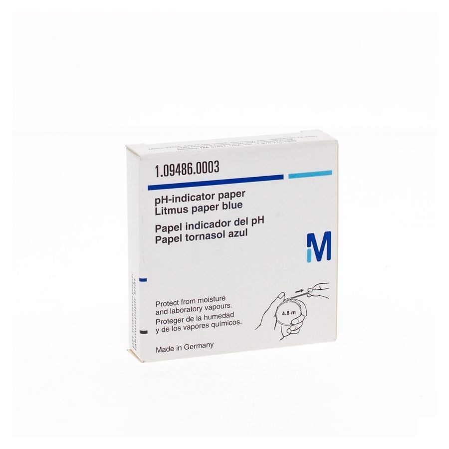 Lakmoespapier Blauw 9516 1 Merck