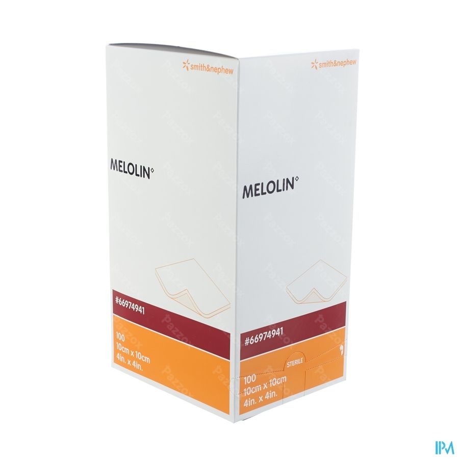 Melolin Cp Ster 10x10cm 100 66974941