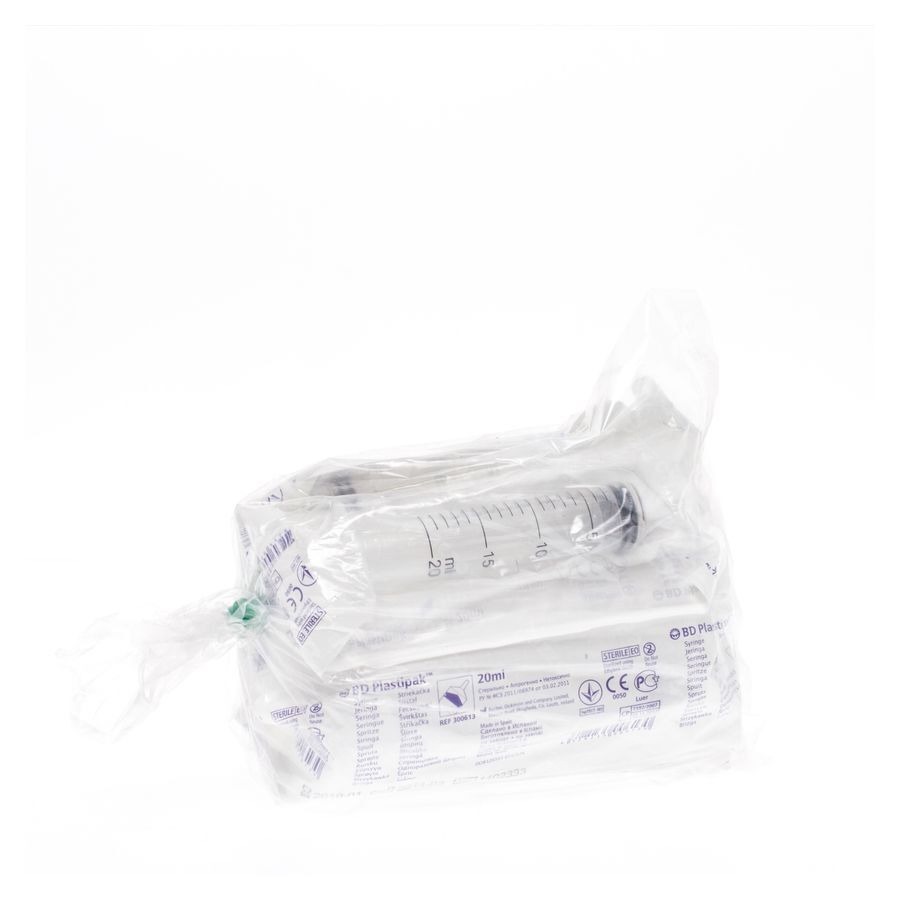 Bd Plastipak Seringue Luer 20ml 10 300613