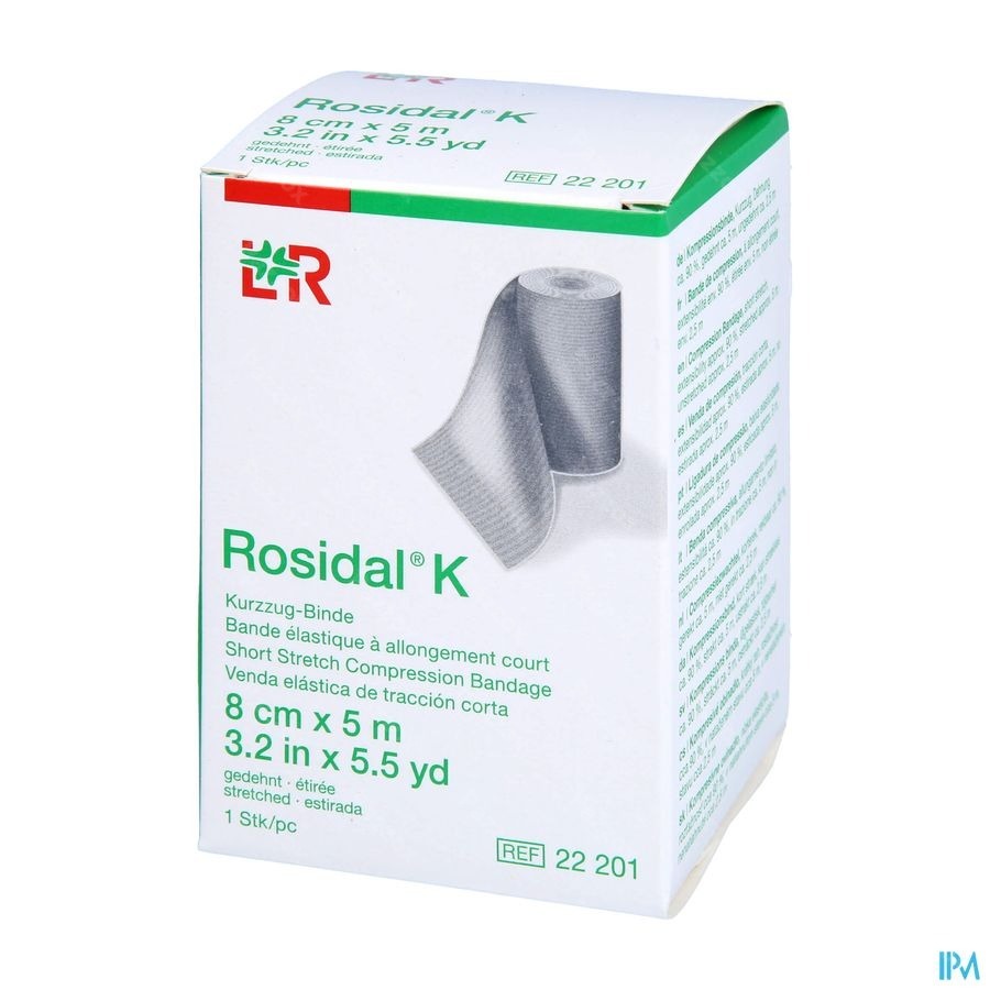 Rosidal K Bande Elast 8cmx5m 22201