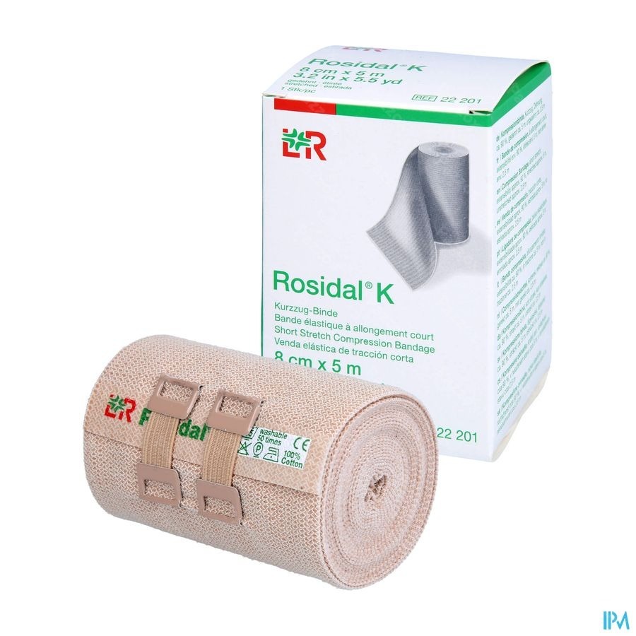 Rosidal K Bande Elast 8cmx5m 22201