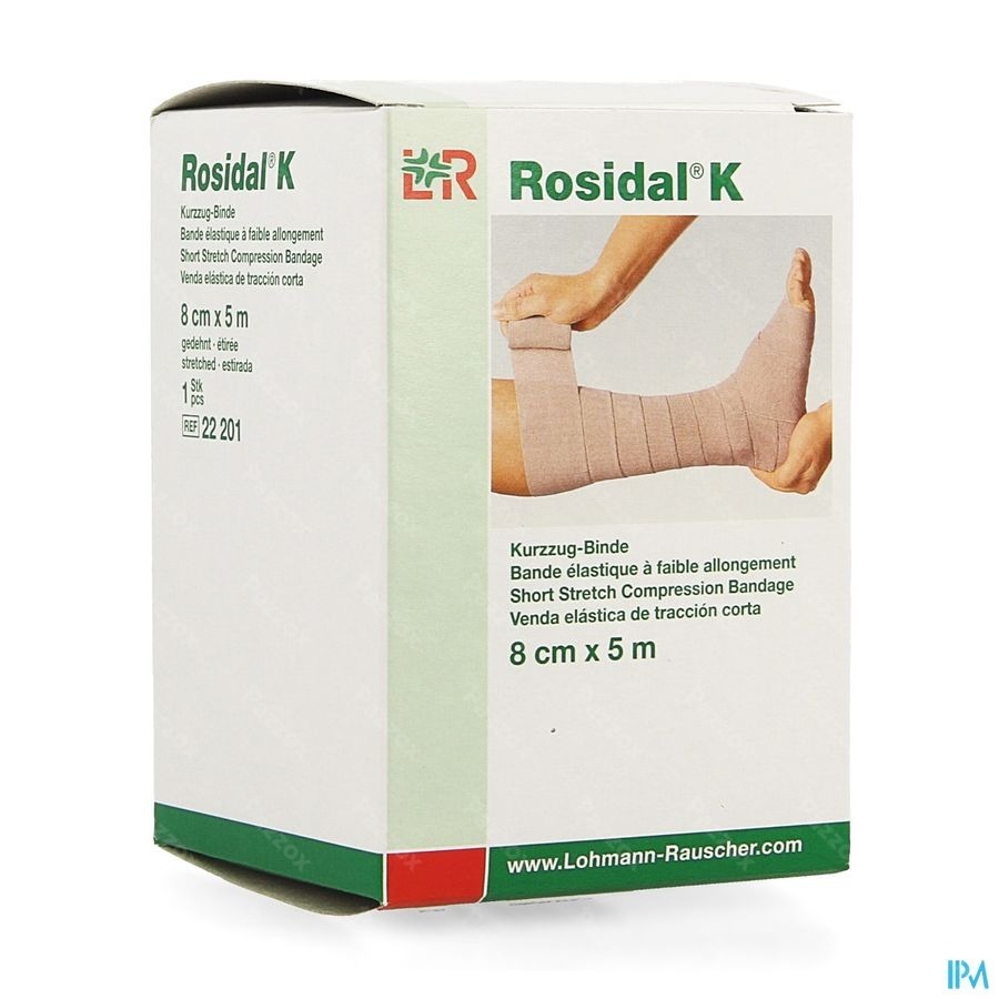 Rosidal K Bande Elast 8cmx5m 22201