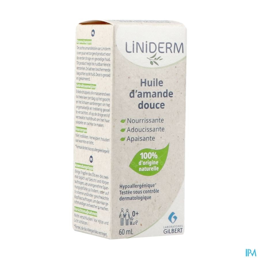 Liniderm Huile Amande Douce 60ml
