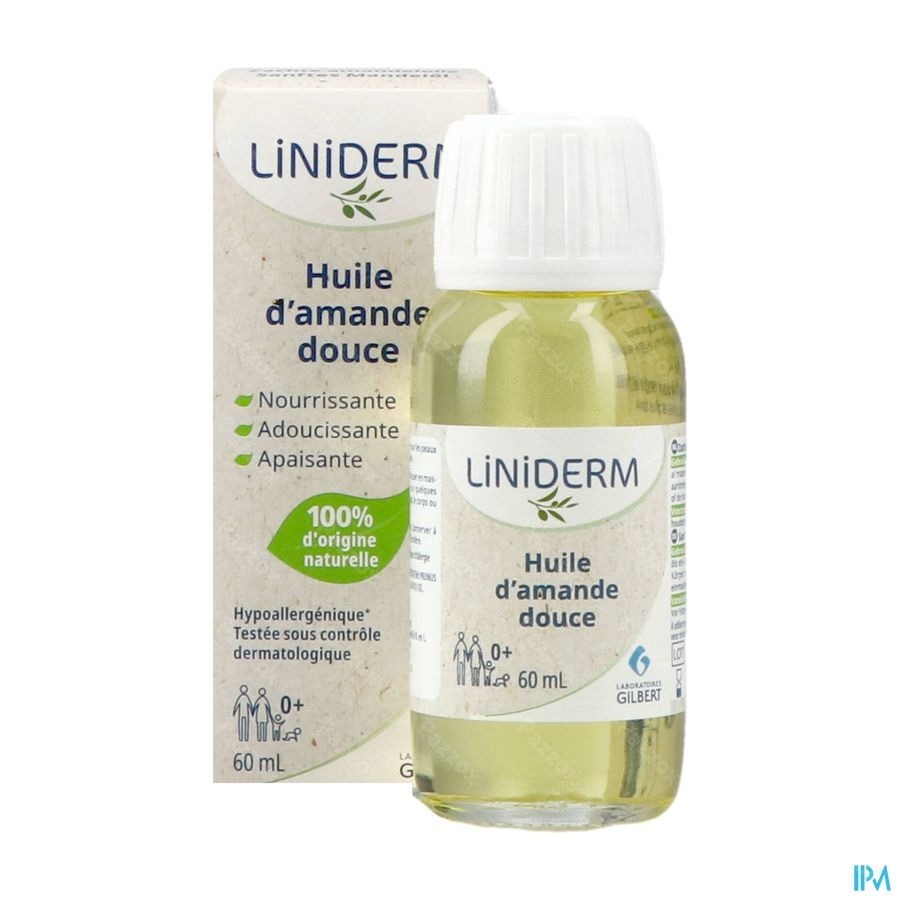 Liniderm Huile Amande Douce 60ml