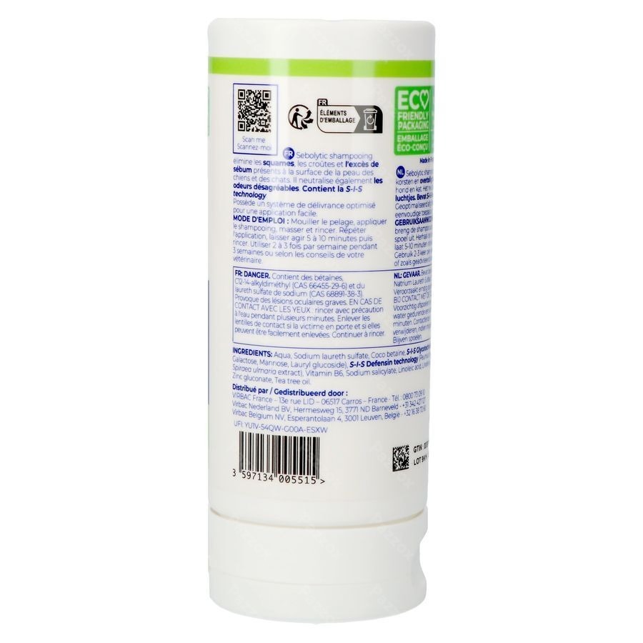 Allerderm Sebolytic Shampooing Pg 200ml