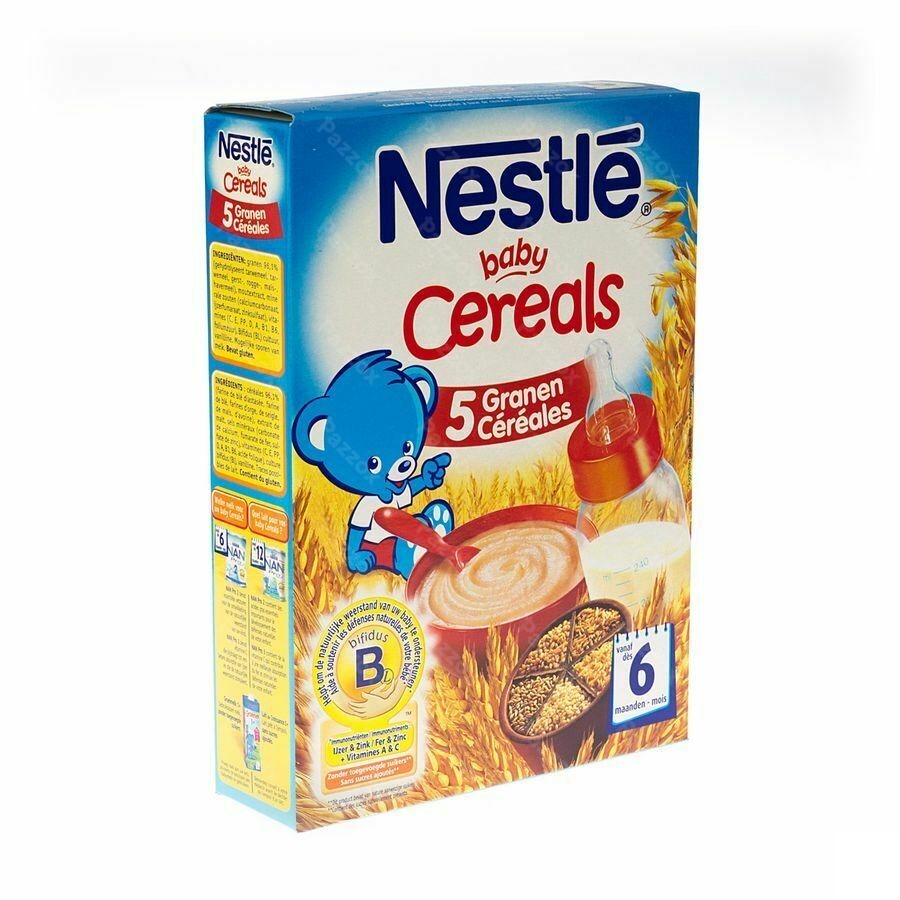 Nestle Baby Cereals 5 Cereales 250g Pazzox, pharmacie en ligne