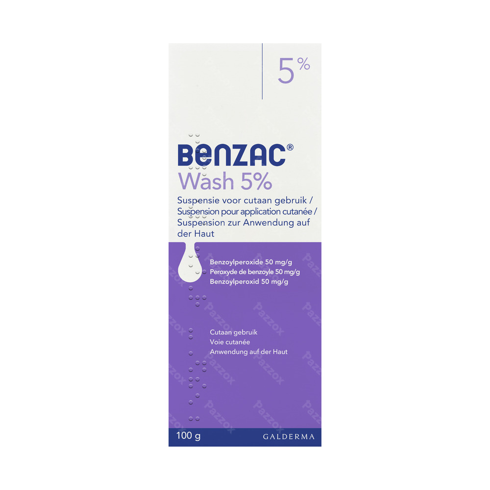Benzac Wash 5% Benzoylperoxide 100g