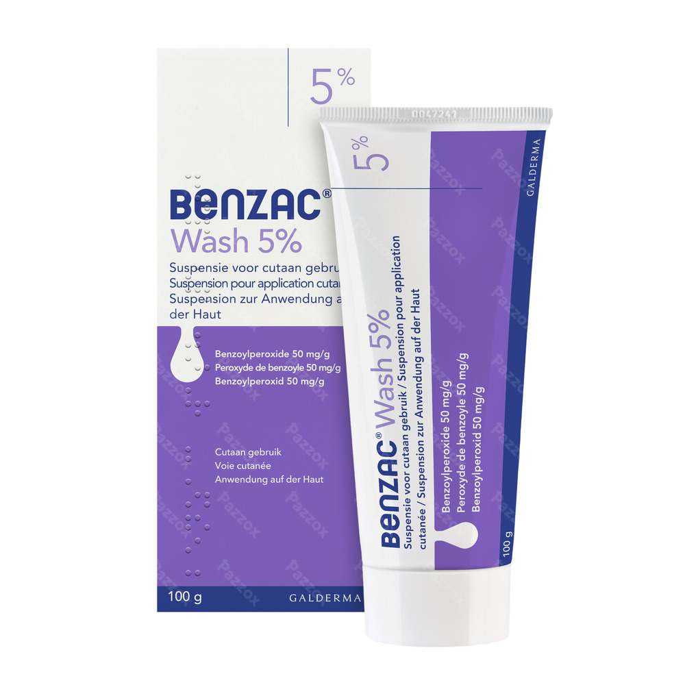 Benzac Wash 5% Benzoylperoxide 100g