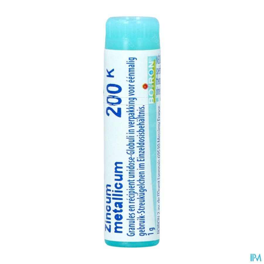 Boiron Zincum Metallicum 200K Globules