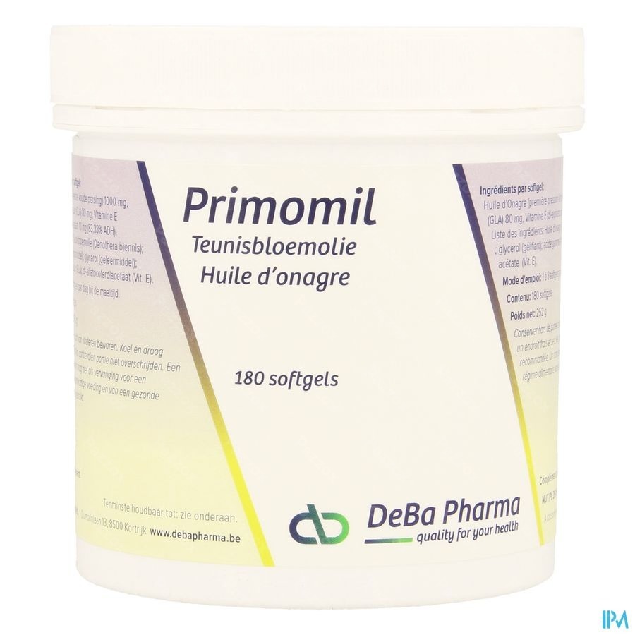Primomil Caps 180x1000mg Deba