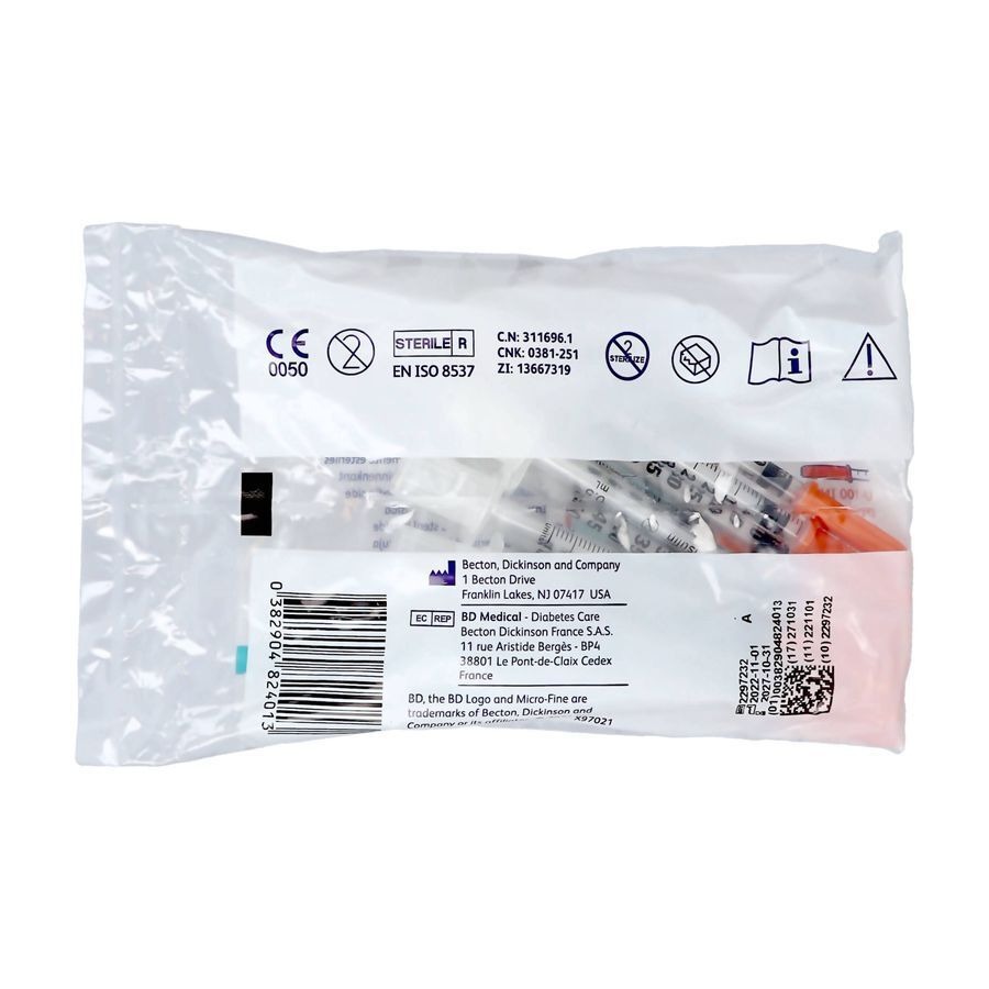 Microfine Ins.spuit 0,5ml 29g 12,7mm 10 324824