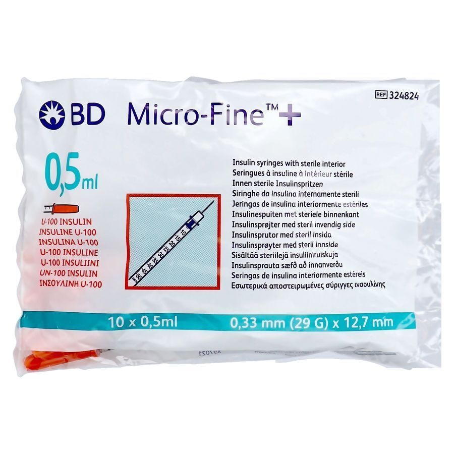 Microfine Ins.spuit 0,5ml 29g 12,7mm 10 324824