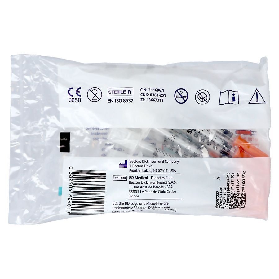 Microfine Ins.spuit 0,5ml 29g 12,7mm 10 324824