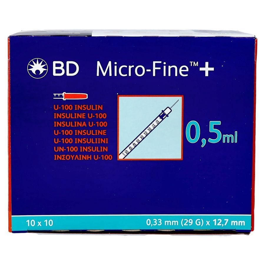 Microfine Ins.spuit 0,5ml 29g 12,7mm100 324824
