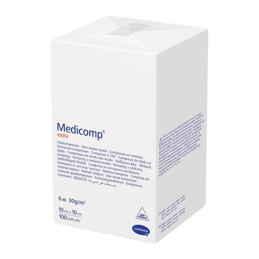Medicomp 10x10cm 6l. Nst. 100 P/s