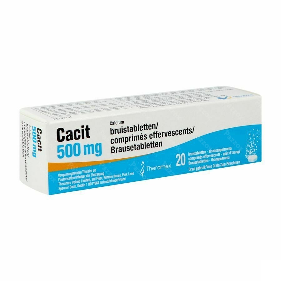 Cacit 500 Tabl Efferv. Tube 20x500mg