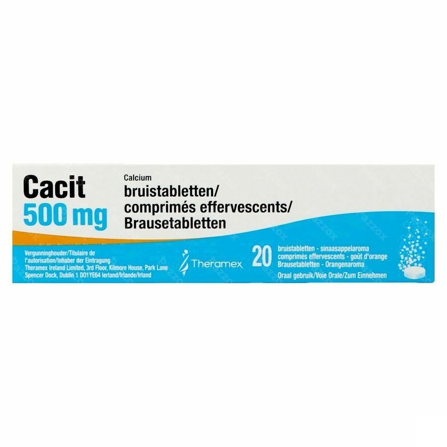 Cacit 500 Tabl Efferv. Tube 20x500mg