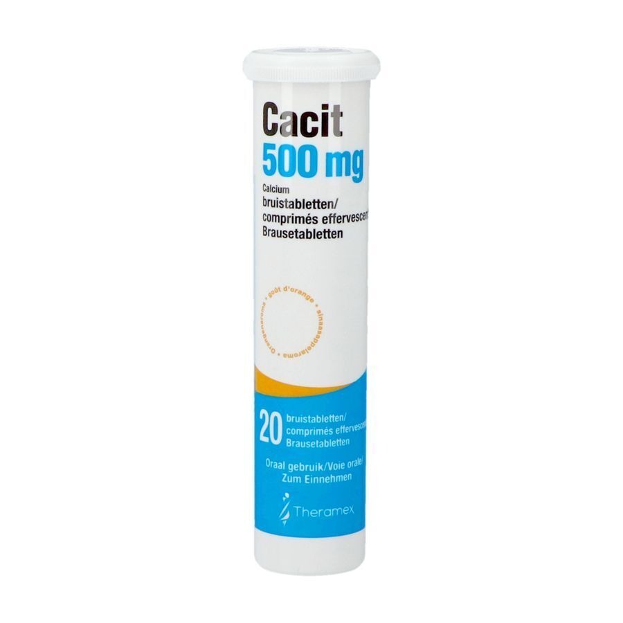 Cacit 500 Bruistabletten Tube 20x500mg
