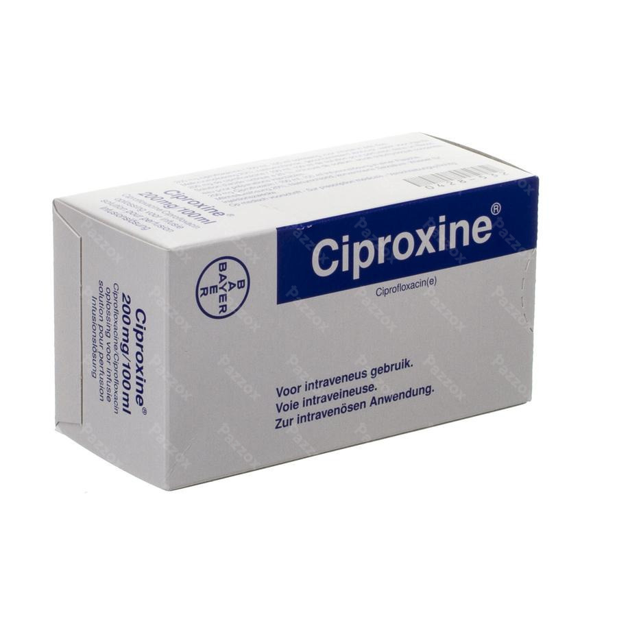 Ciproxine Infus Sol 200 Mg 100 Ml