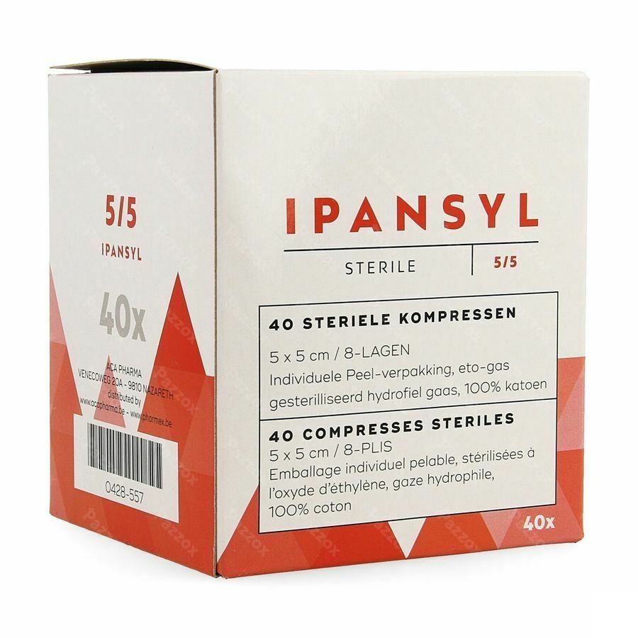 Ipansyl 1 Cp Ster 8pl 5,0x 5,0cm 40