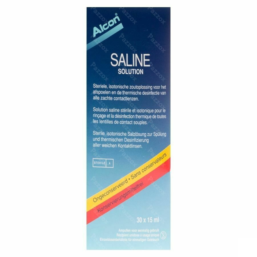 Alcon Saline Refill 30x15ml