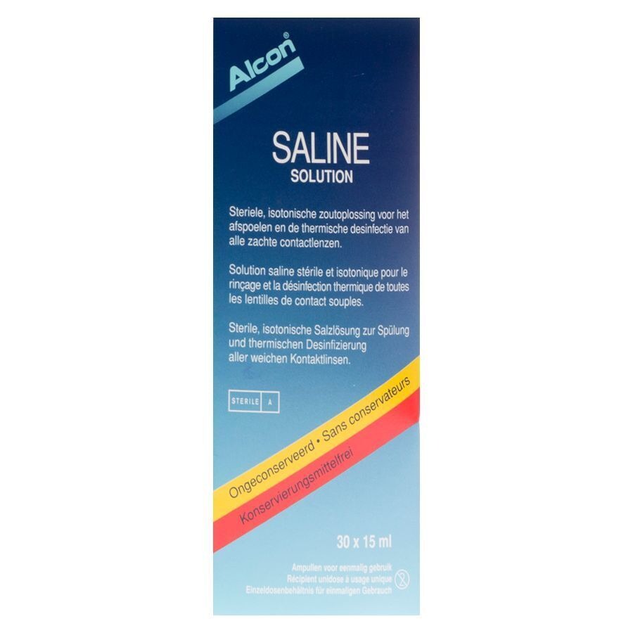 Alcon Saline Refill 30x15ml