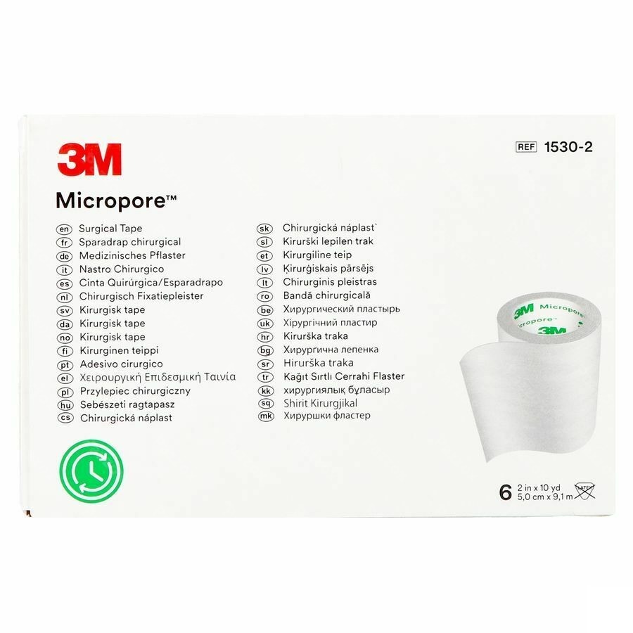 Micropore 3m Hechtpleister 50mmx9,14m Rol 6 1530