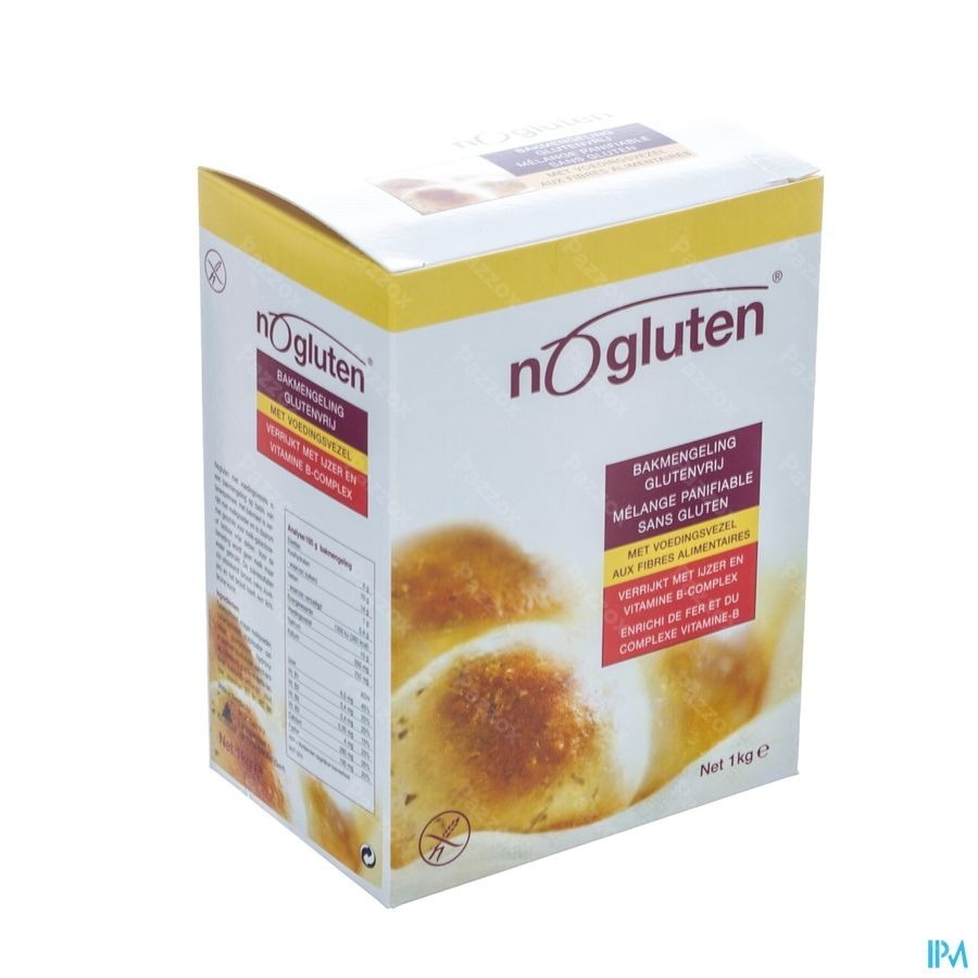 Nogluten Broodmix + Vezels 1kg 5590 Revogan