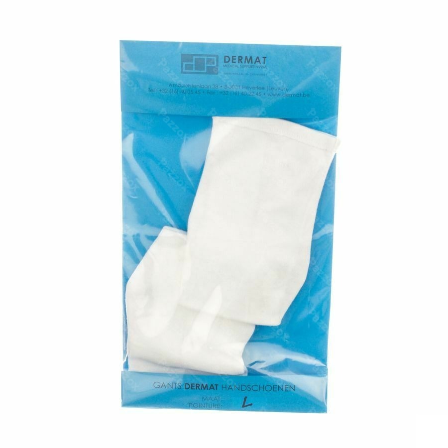 Dermat Gants 2 Large 100% Coton